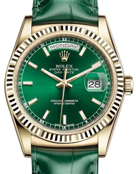 green rolex on a leather or rubber bracelet|Rolex leather bracelet.